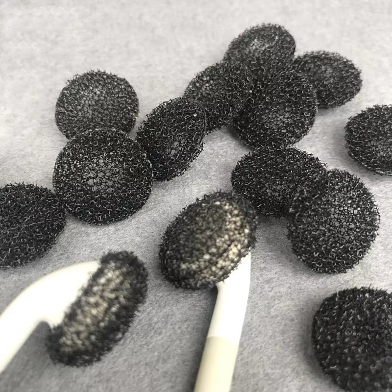 Earphone Foam Tip - Фильтрующие губчатые насадки из черного мягкого