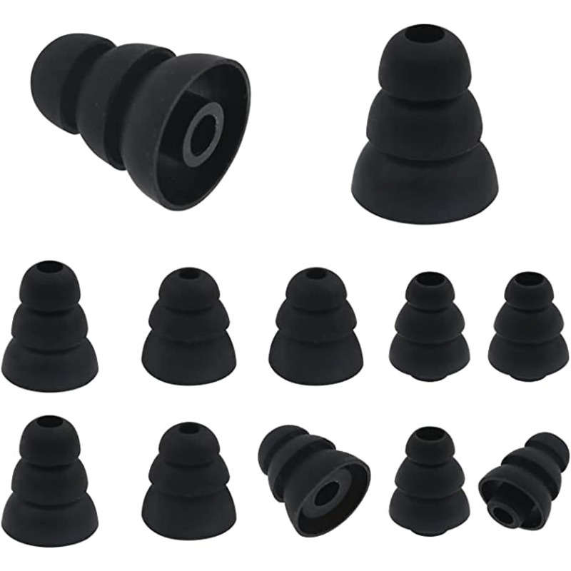 Silicone Ear Tip Replacement - Набор из 6 силиконовых амбушюр (размеры