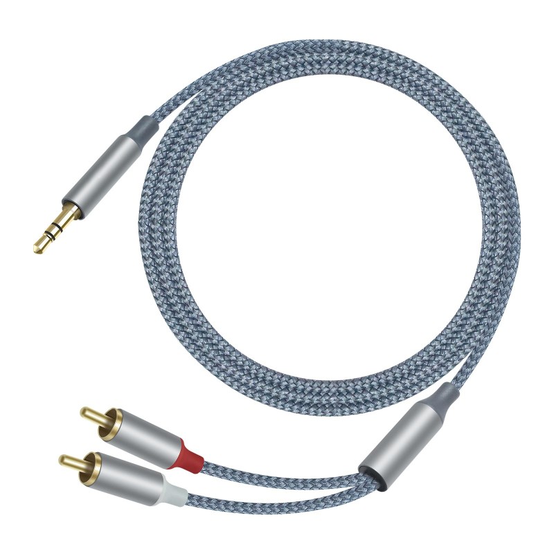 Audio Splitter Y - 3 шт., Hi-Fi Y-образный адаптер-сплиттер, аудиокабель