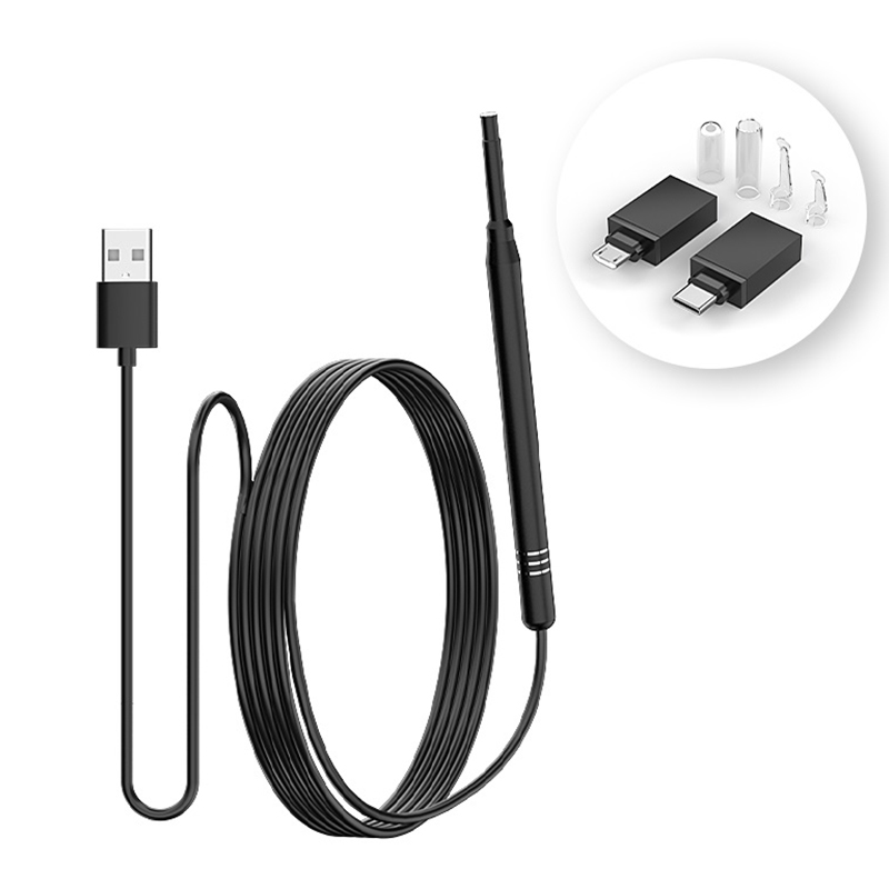 Usb C Earphone - Эндоскопическая камера для чистки ушей 3в1