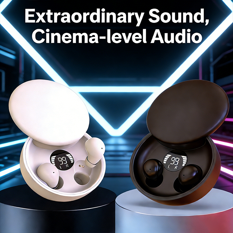 Bluetooth Headset On Ear - Беспроводные наушники SK26 Bluetooth 5.3: миниатюрные,