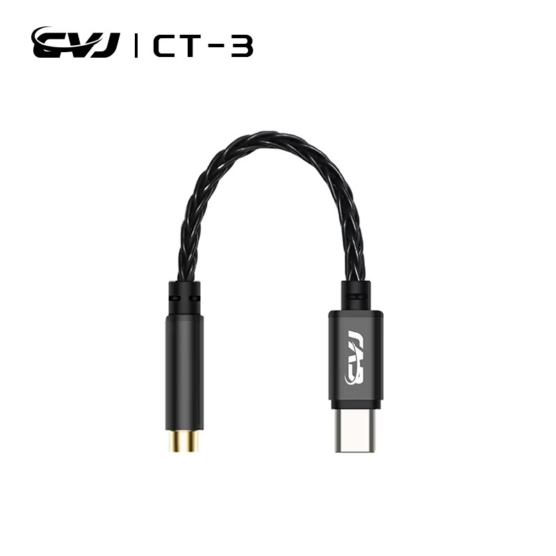 Портативный ЦАП CVJ CT-3 с каб – обзор и цена Usb C Earphone