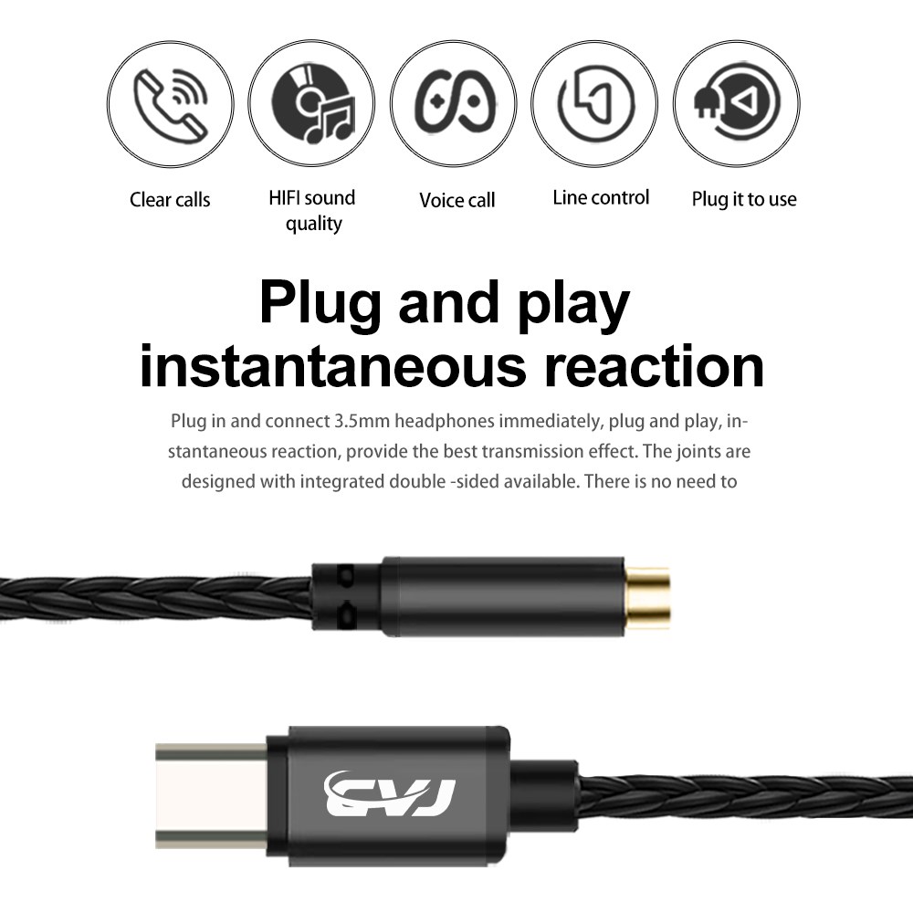 Портативный ЦАП CVJ CT-3 с каб – обзор и цена Usb C Earphone