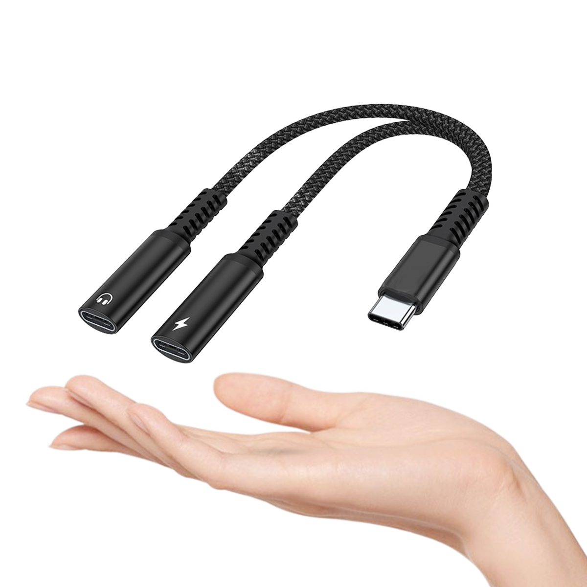 Адаптер-разветвитель USB-C 2-в – обзор и цена Earphone Splitter Jack