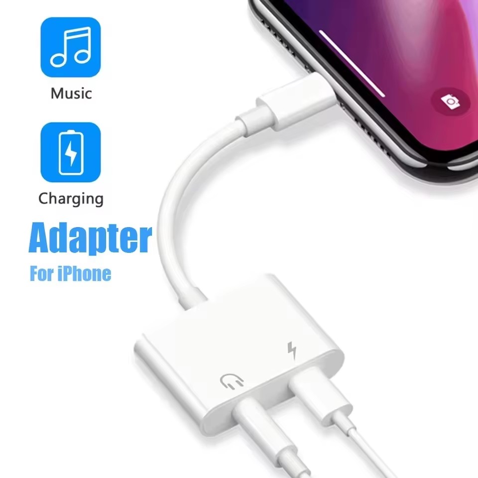 Адаптер 2-в-1 для зарядки и ау – обзор и цена Earphone Splitter Jack