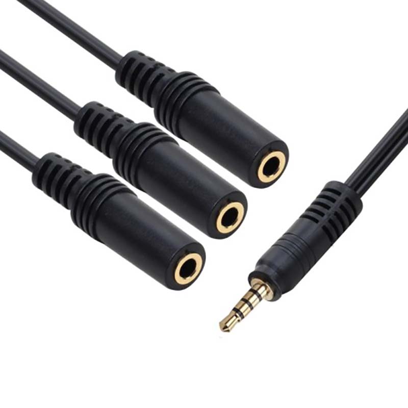 1 шт. 3,5 мм 3-портовый аудио- – обзор и цена Earphone Splitter Jack