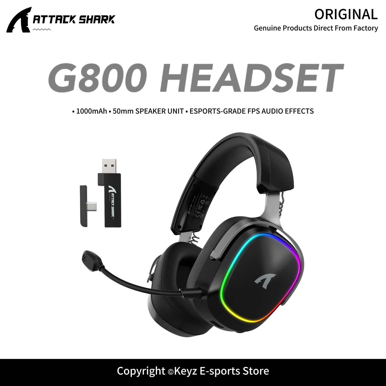 Беспроводная игровая гарнитура – обзор и цена Gaming Headset Rgb