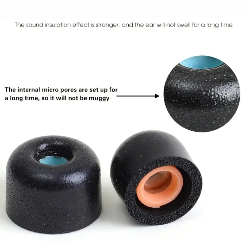 Амбушюры из пены с эффектом па – обзор и цена Earphone Foam Tip