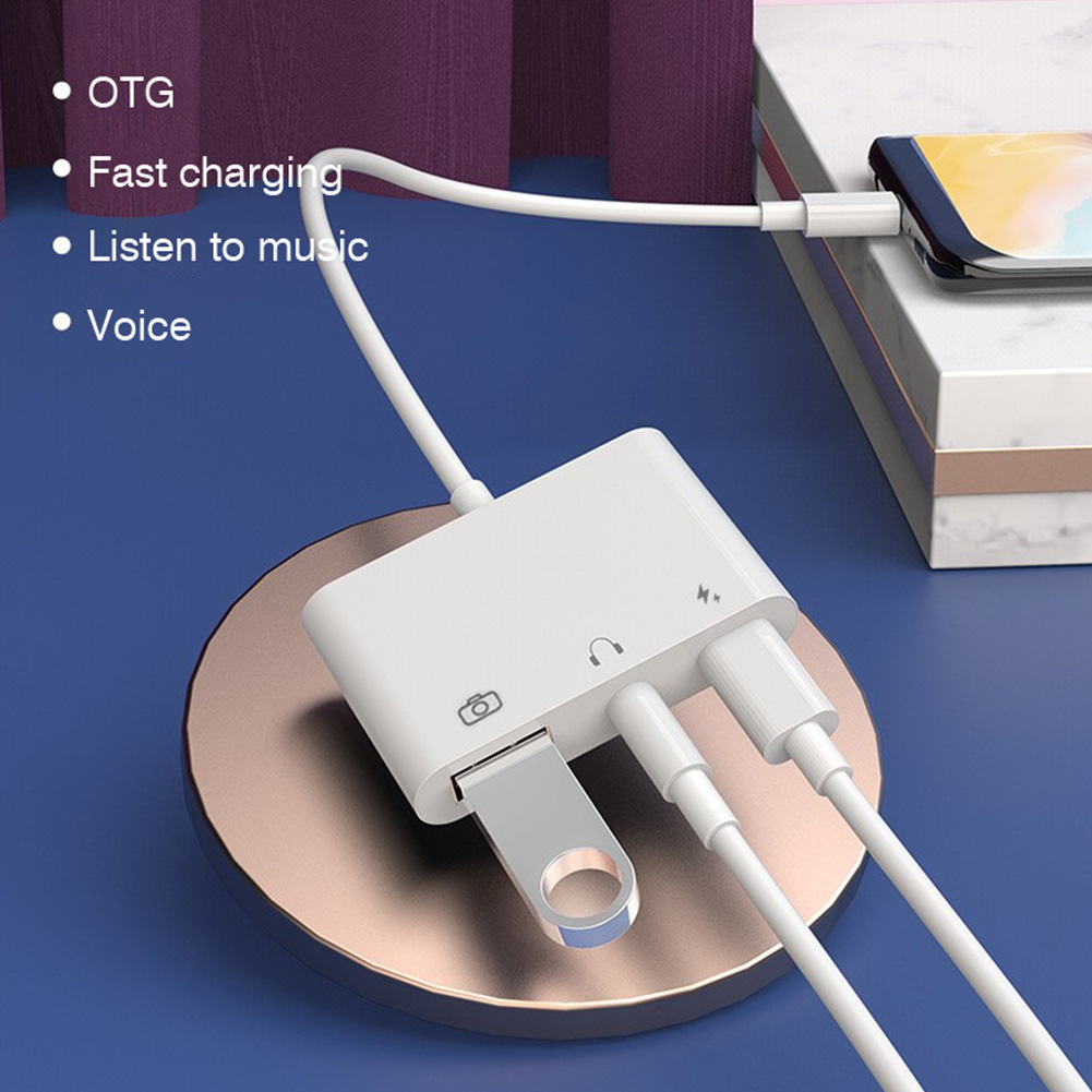 Аудиоадаптер 3-в-1 Type-C на 3 – обзор и цена Earphone Splitter Jack