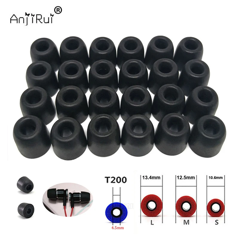 12 пар амбушюр ANJIRUI из пены – обзор и цена Earphone Foam Tip