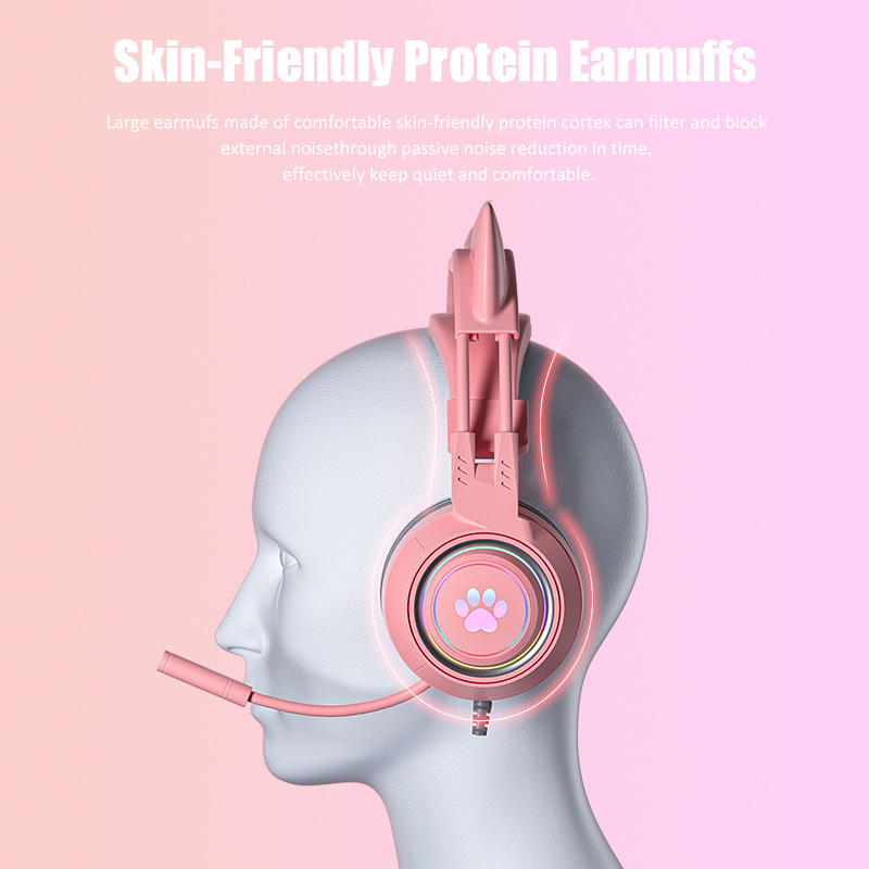 Симпатичные игровые наушники с – обзор и цена Gaming Headset Rgb