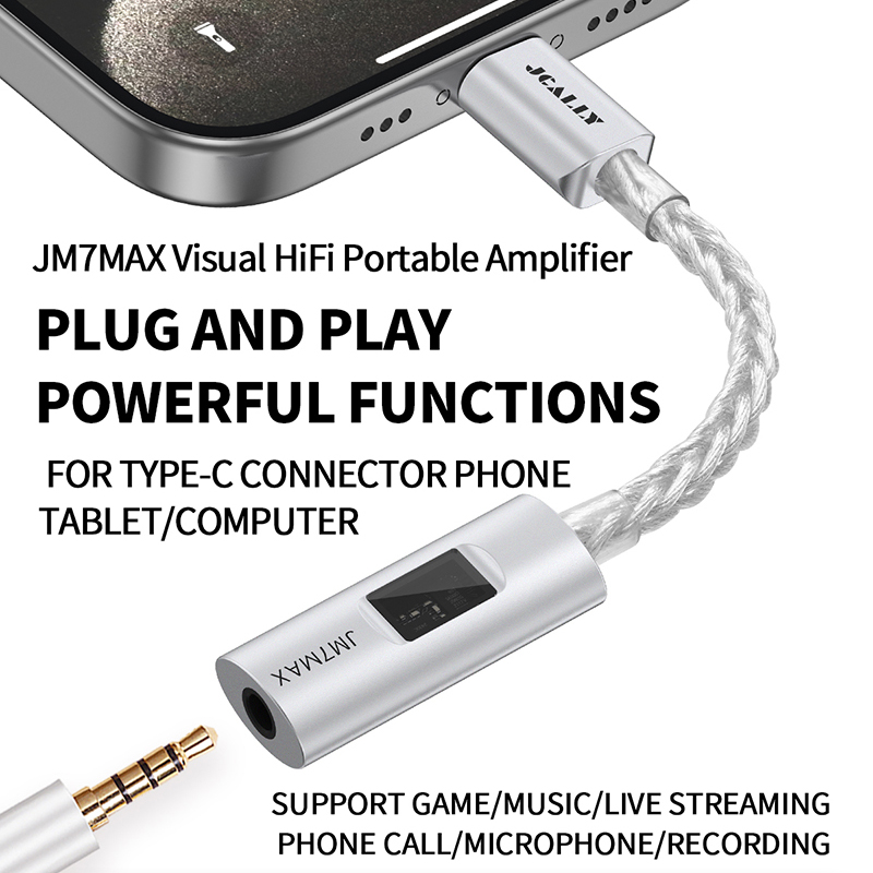 JCALLY JM7MAX Type-C Портативн – обзор и цена Usb C Earphone