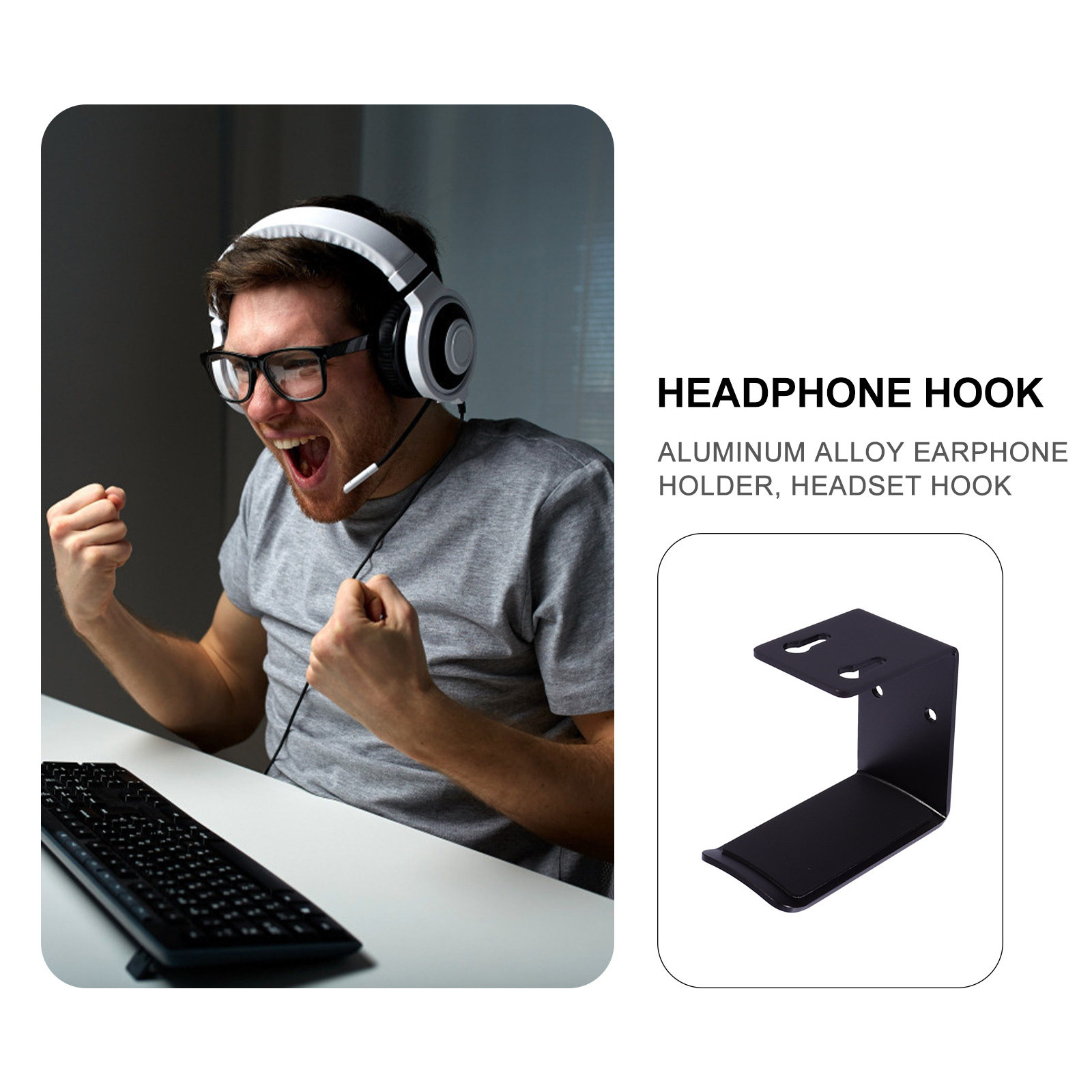 1 шт. Премиум-держатель для на – обзор и цена Headphone Stand Desk