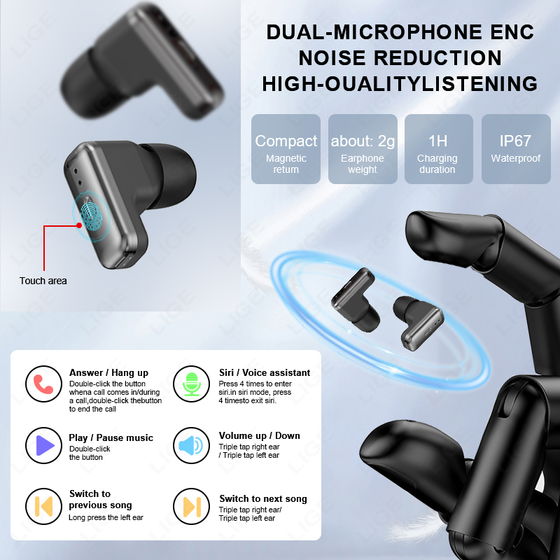 Новые умные часы со встроенным – обзор и цена Wireless Earbuds Tws